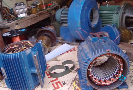 Máy bơm chập cháy khi hoạt động