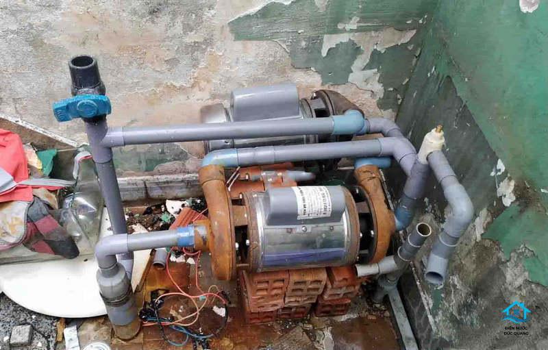 Máy bơm nước không hoạt động